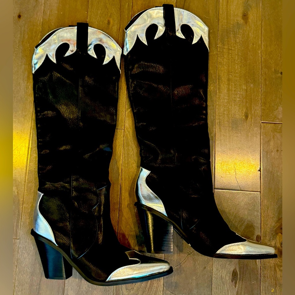 Size 10 Wide Calf Cowboy Boots